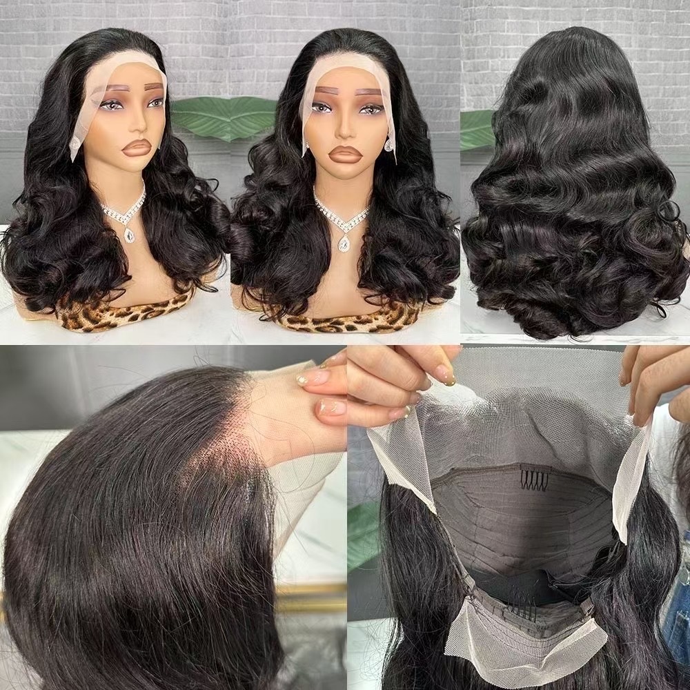 Natural black bouncy curl frontal supplier reference